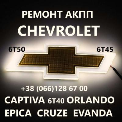 Ремонт АКПП  Chevrolet Captiva Epica Cruze Malibu # 6T40 6T50 24259640, 24265063, 24231648, 24231658, 24231666