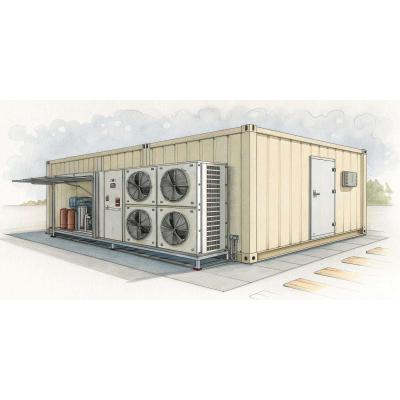 Холодильна камера, морозильна камера, шокова заморозка - промислові